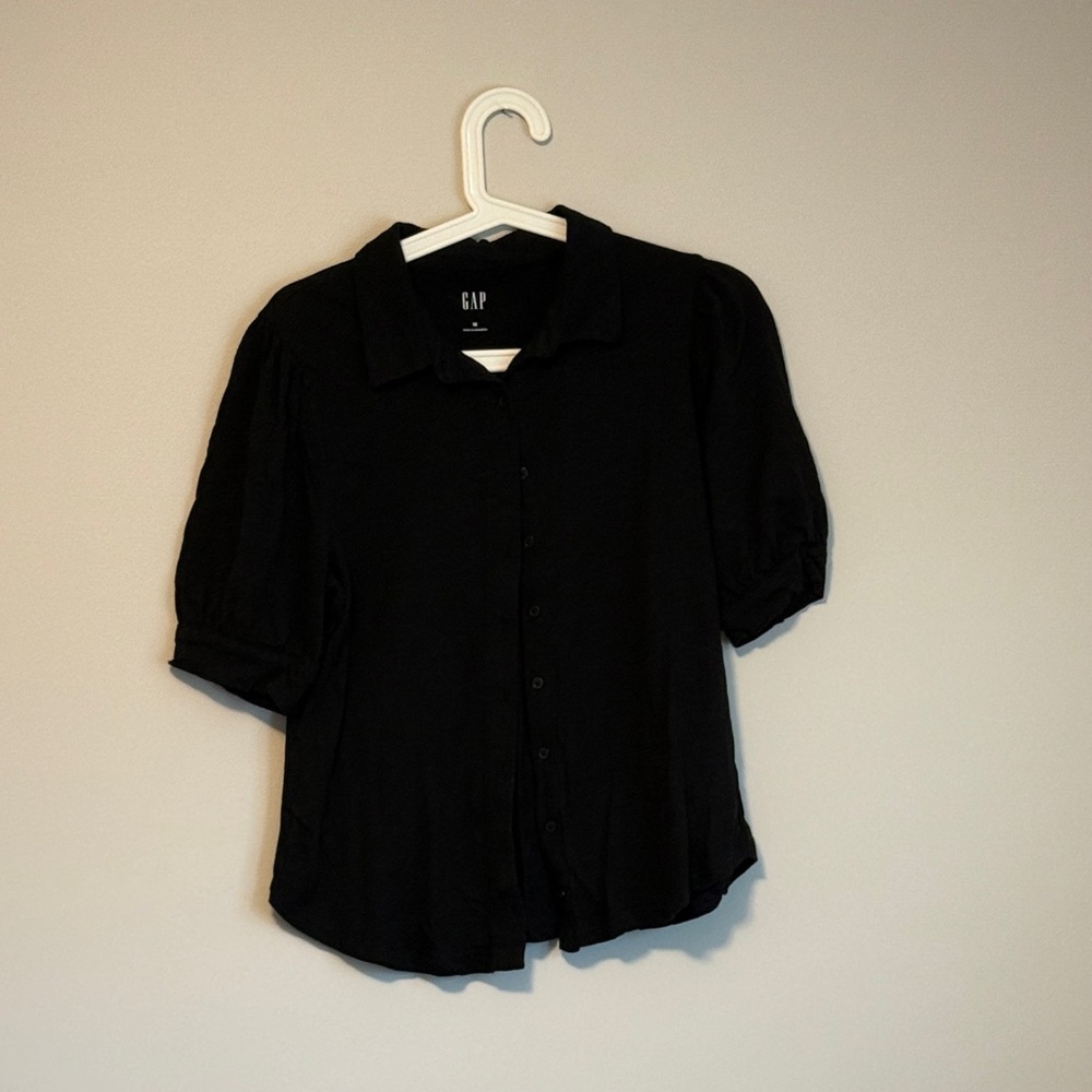 GAP Black Button Down Shirt